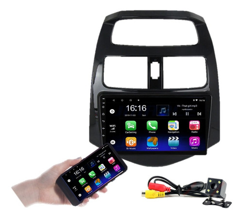 Estereo Chevrolet Spark 2011-2015 Android Carplay Gps Camara