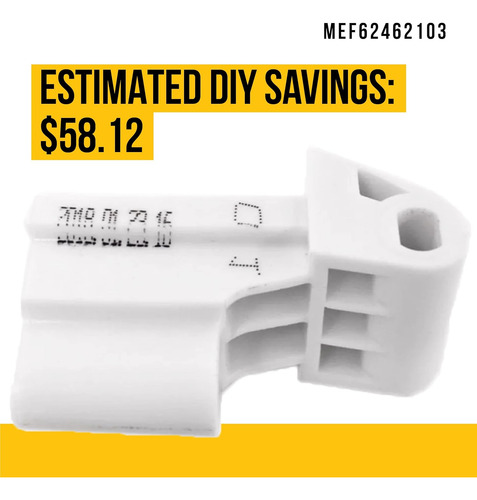 Mef62462103 Bisagra De Lavadora - Reemplaza Ap5683236, 26744