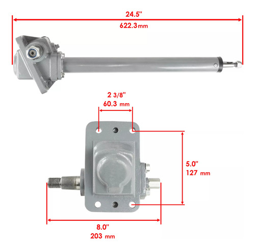 Conjunto Caja Dirección Yanmar Ym1600-ym1900 Vic359697242