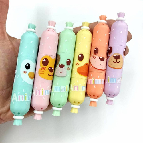 Resaltador C/forma Helado Love Color Variado Papeleria Set 5