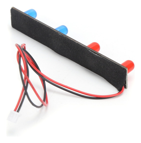 Luz De Techo Para Coche Rc Escala 1/12 Cabeza De Barra Led R