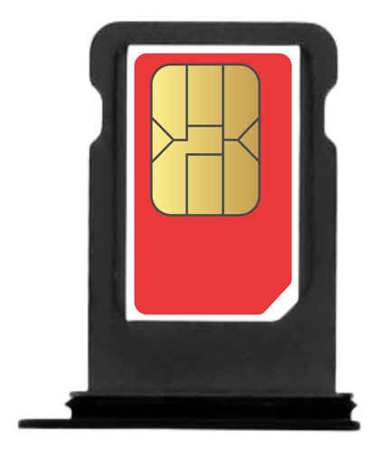 Bandeja Porta Chip Sim Card Holder Compatible iPhone X 