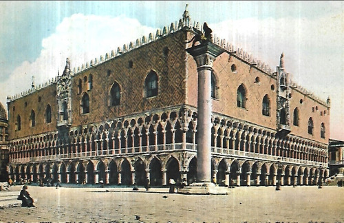 Tarjeta Postal Palazzo Ducale - Venecia