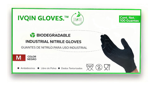 Guantes De Nitrilo Biodegradables Para Uso Industrial