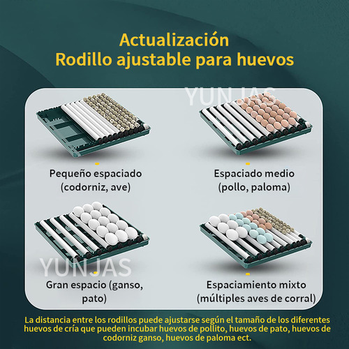 Yunjas 24p Incubadora Automática De Aves De Corral Nacedora