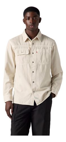 Camisa Hombre Ls Auburn Worker Beige Levis A7224-0012 Beige L