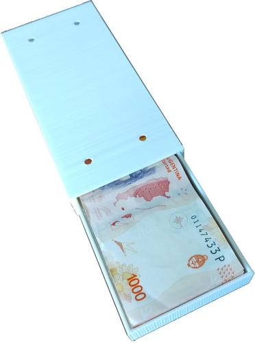 Caja Gaveta Secreta Amurable Escondite Dinero +200 Billetes 