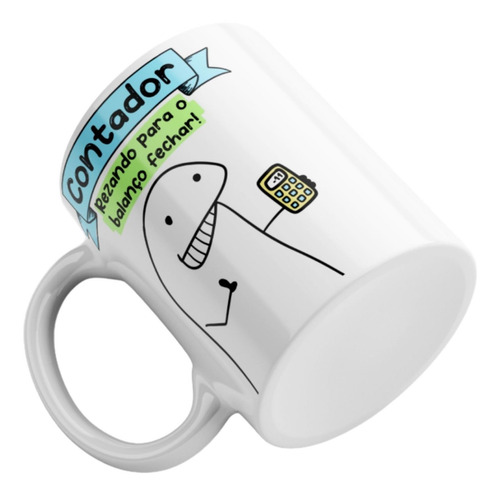 Imagem 5 de 7 de Caneca Flork Bento Contador Profissão Chinelo Chocolate Kit