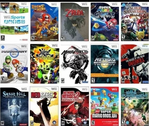 5 Jogos De Wii A Escolher - Titulos Na Descrição