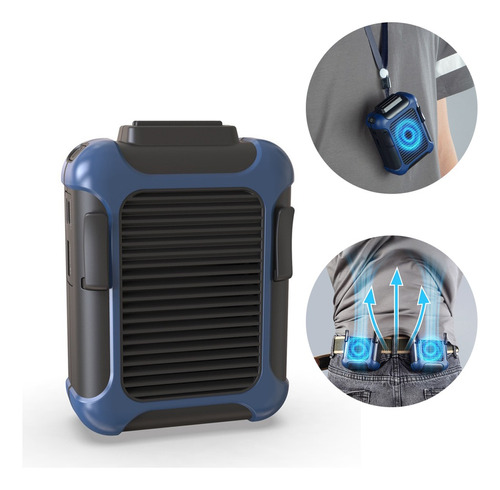 Portátil Personal Colgante Cintura Ventilador Con Recarga