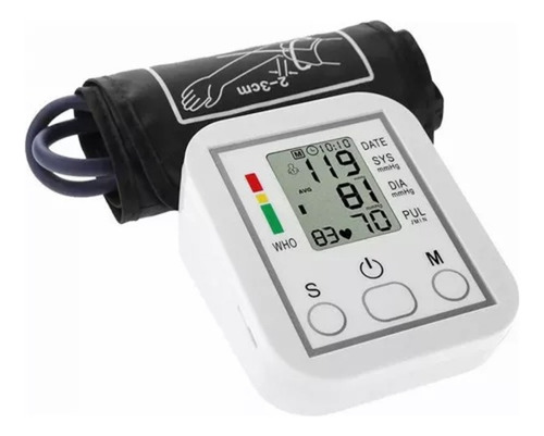 Monitor Digital De Presion Automatico De Brazo Gambimedic Color Blanco