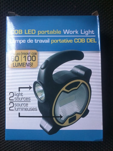 Lámpara Portátil Con Led Portable Work Light. Importado.