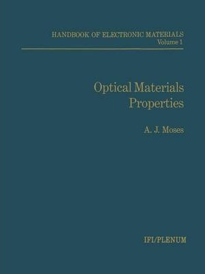 Libro Handbook Of Electronic Materials - A. J. Moses
