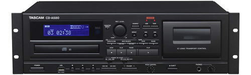 Tascam Cd-a580 Combo De Reproductora Grabadora De Cassette/c