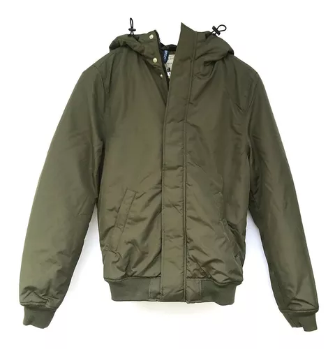 Parka O Chaqueta Verde Y Beige Marca H&m Cuotas sin interés