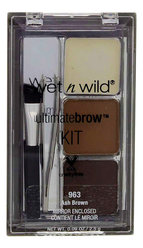 Paleta De Cejas Marron Ceniza Wet N Wild Ultimate Brow Kit