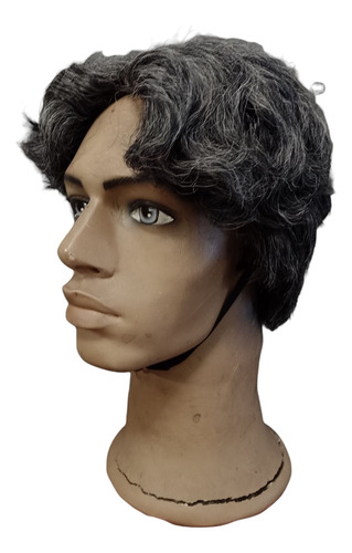 Peluca Hombre Canoso Gris Viejo