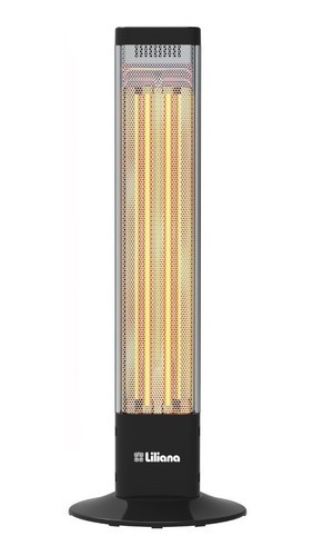Imagen 1 de 3 de Calefactor Infrarojo Cv027 Liliana 600-1200w 220v-240v Color Negro
