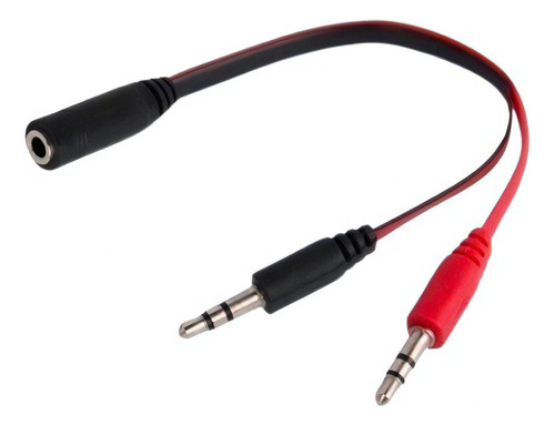 Cable Adaptador Audio Jack 3.5mm A Micrófono Y Auricular Pc