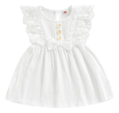 Vestido Princesa Para Niña Pequeña, Vestido Aline De Encaje