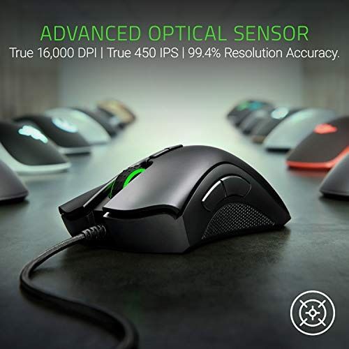 Razer Deathadder Elite Gaming Mouse - [16,000 Dpi Sensor Opt