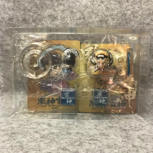 Imagen 8 de 8 de Set 2 Figuras: Fujin Naruto Uzumaki & Raijin Sasuke U. 10cm