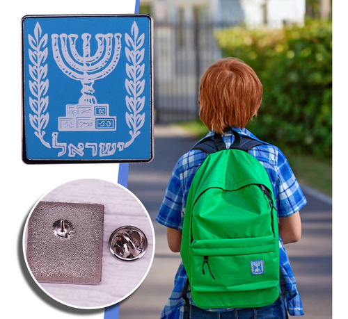 Alfileres Con La Insignia X Make Israel Strong Again, Moda F