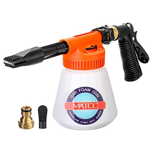 Car Foam Gun Foam Blaster And Adjustable Car Wash Spray...