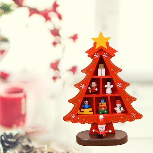 Décorations De Sapin De Avec Compartiments Bois 3d Pour
