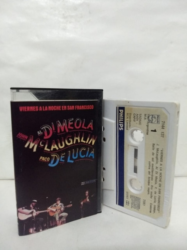 Paco De Lucía / Di Meola / Mc Laughlin - Cassette - Arg!!!