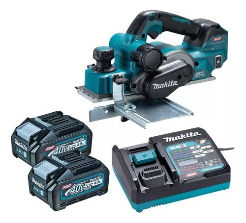 Plaina 40v Xgt Aws Brushless Kp001 2baterias 4ah Makita