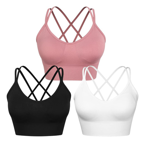 Wanayou Brasier Deportivo Con Tirantes Para Mujer, Brasier D