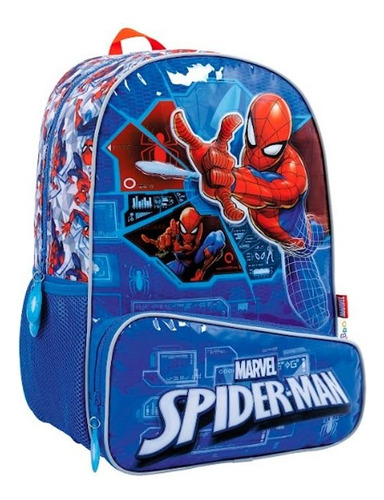 Mochila Spiderman Marvel Original Escolar Infantil 40x30 Cm