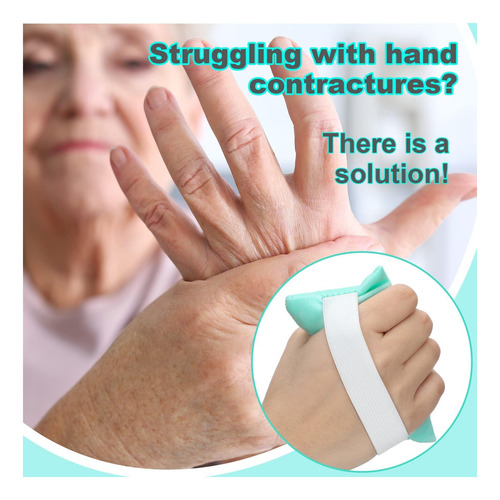 Sosation 6 Pcs Palm Abrip Protector Contracture Cushion Con