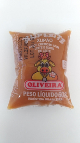 Chup Chup Xup Leite Oliveira Xupão Doce Cremoso De Leite 60g