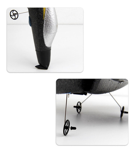 2.4g 2ch Aviones De Control Remoto Juguete Al Aire Rojo