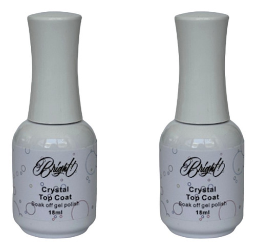 Cristal Top Coat Gel Birght Semipermanente 18ml
