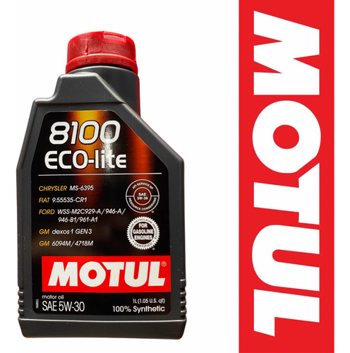 Aceite Motul 8100 Eco-lite 5w-30 100% Sintético