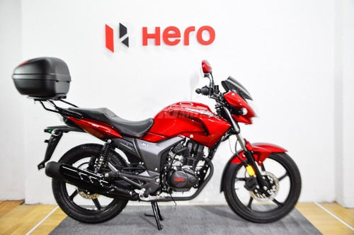 Imagen 1 de 15 de Moto Hero Hunk 150cc I3s 0km + Baul De Regalo Usd$ No Ns 135