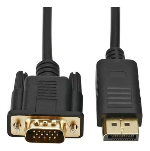 Cabo Adaptador Displayport Macho X Vga Macho 1.8m