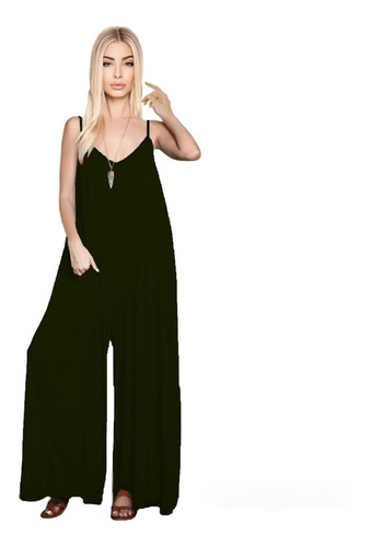 Palazzo Jumpsuit Pata De Elefante Elegante De Dama /01