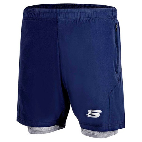 Short Skechers Hombre Con Licra Deportivo Bms002