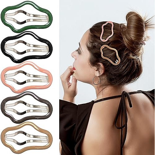 Clips De Pelo En Forma De Nube, 5pcs Clips De Pelo Cr3zj