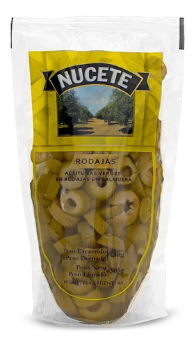 Aceitunas Nucete Verdes En Rodajas Doypack X 150 Gr