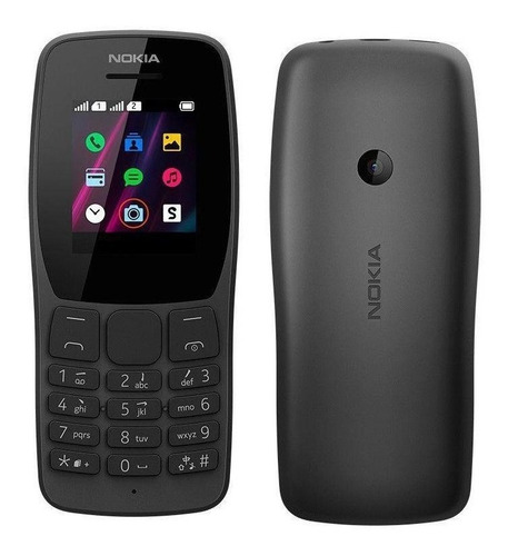Imagen 4 de 5 de Nokia 110 (2019) Dual SIM 32 MB negro 32 MB RAM