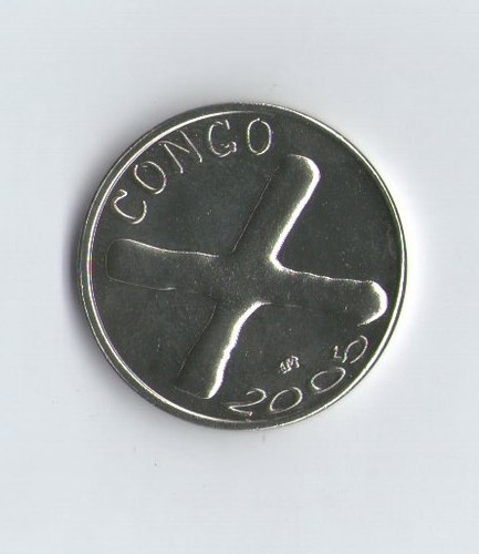 Congo Republica -1500 Cfa 2005 - Cruz Katanga
