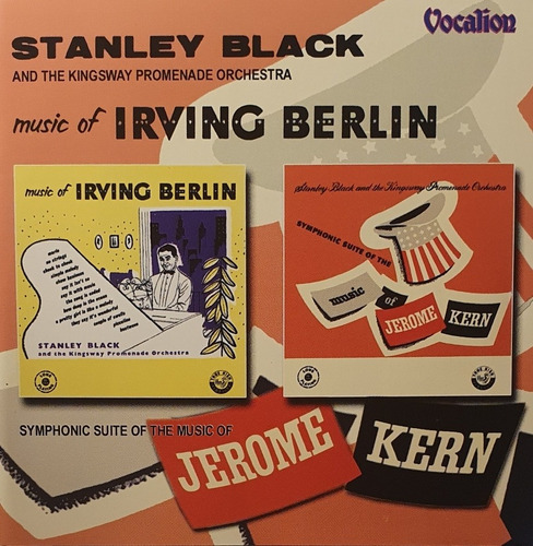 Cd Stanley Black + Music Of Irving Berlin + Jerome Kern
