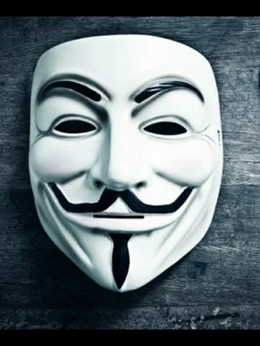 Mascara Careta De Anonymous Con Elastico.