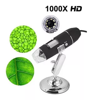 Microscopio Zoom 1000x Cam, 2.0 Mp, Digital, Profesional, Us