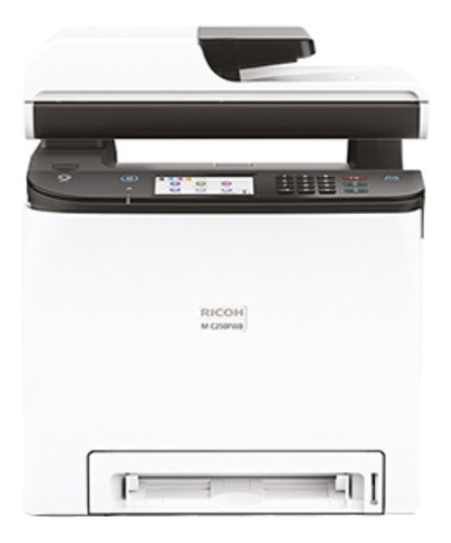 Impresora a color multifunción Ricoh M C250FW con wifi blanca y negra 120V - 127V